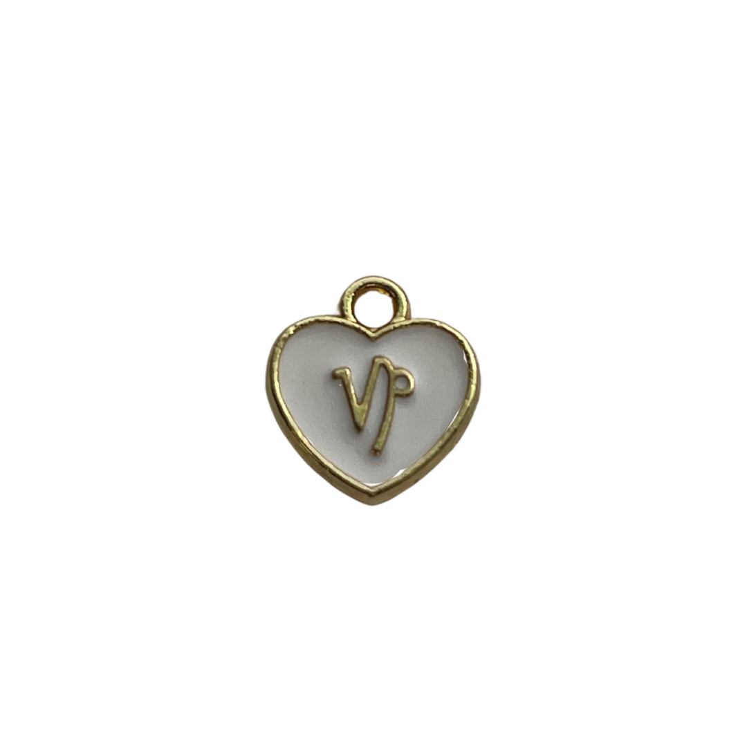White Zodiac Sign Charm