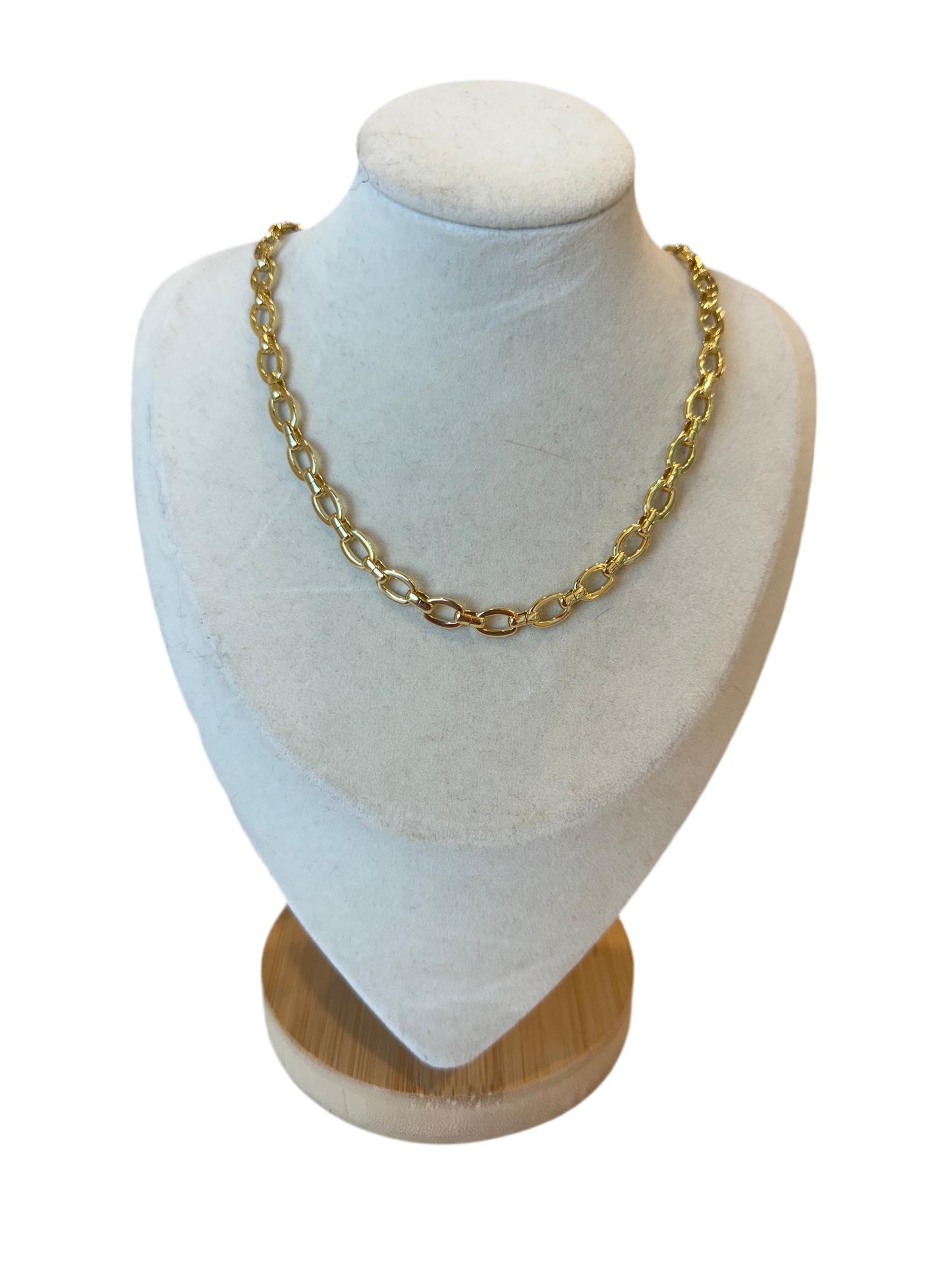 Chunky paperclip chain