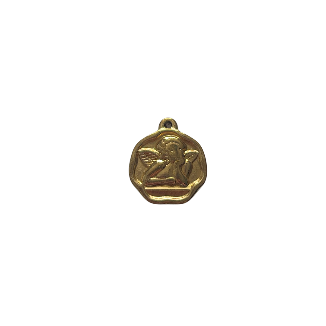 Gold Angel Charm