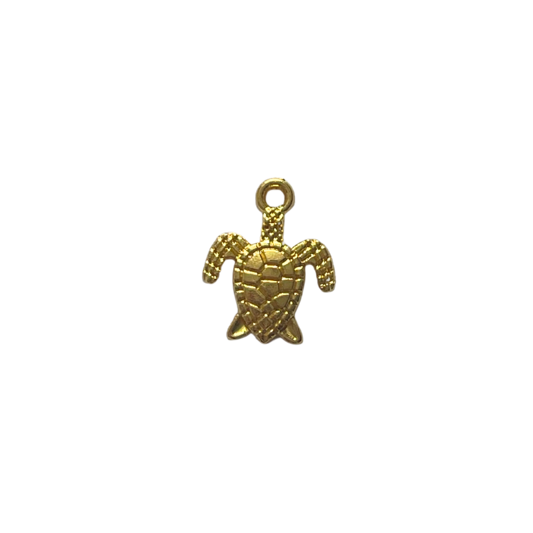 Gold Turtle Charm