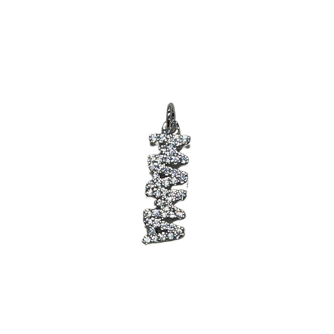 Silver Rhinestone Mama