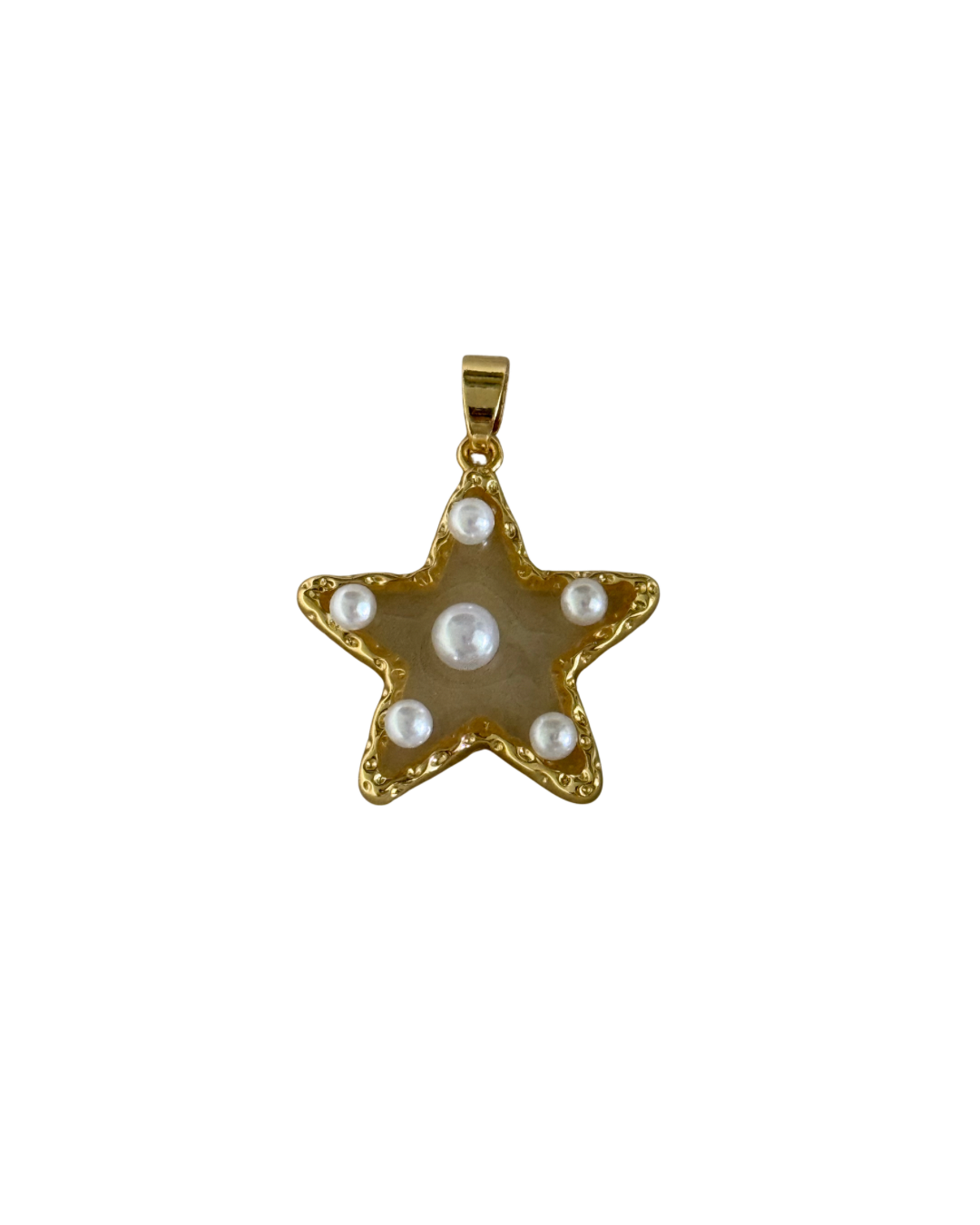 Pearl star charm