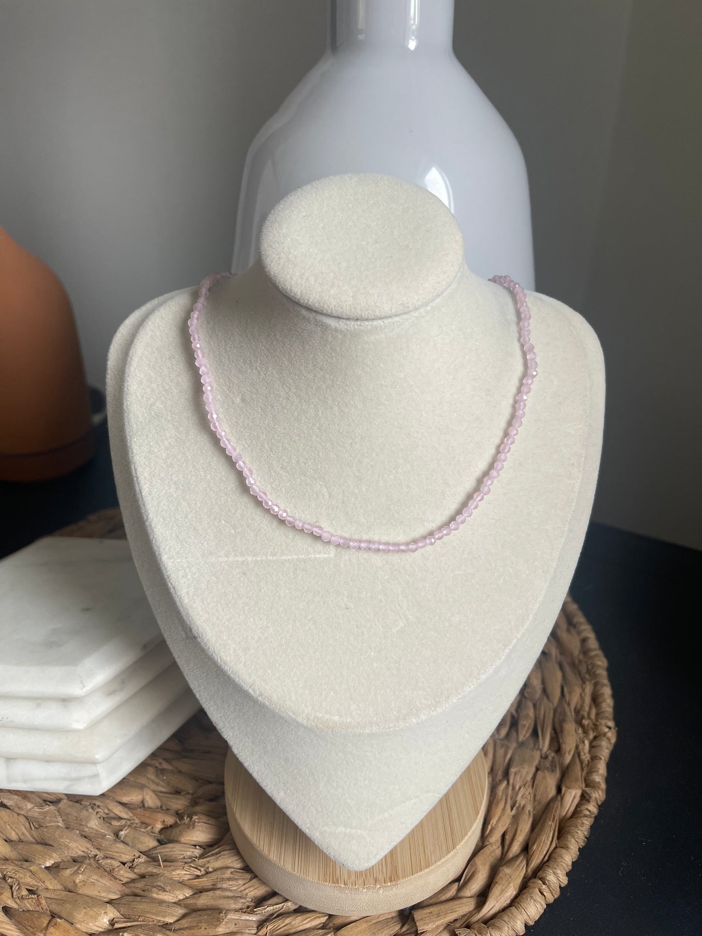Pink Bead Necklace