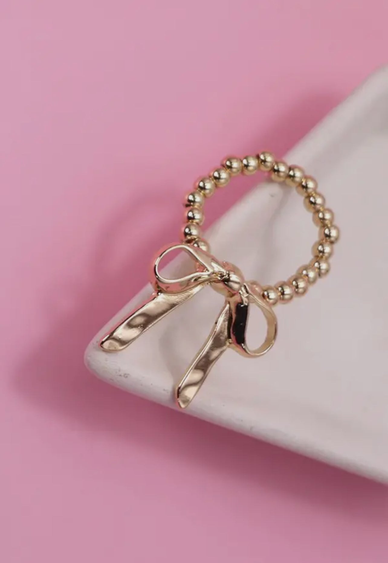 Gold Ribbon Ring
