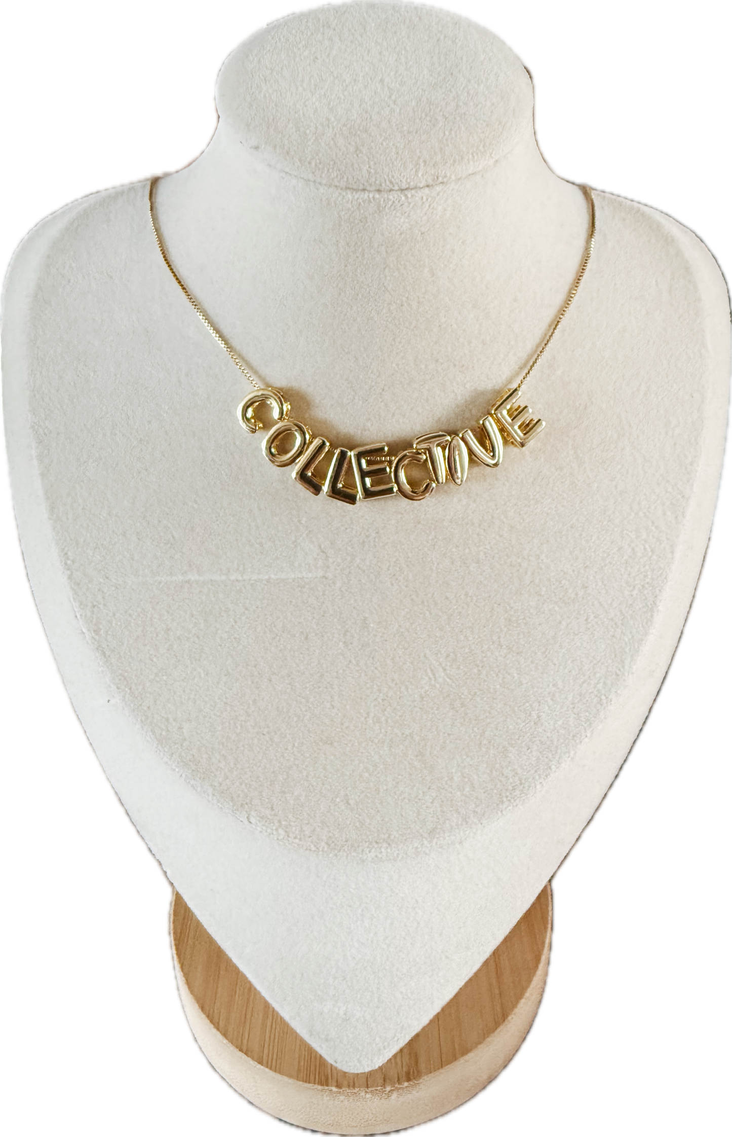 Gold Bubble Slider Necklace