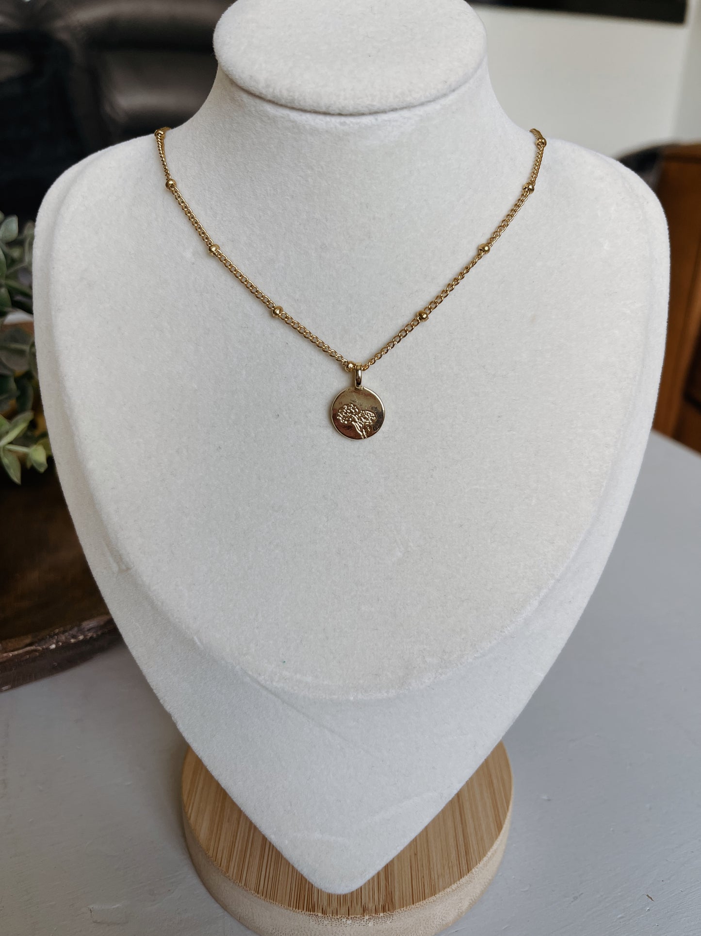 October Birth Flower Necklace