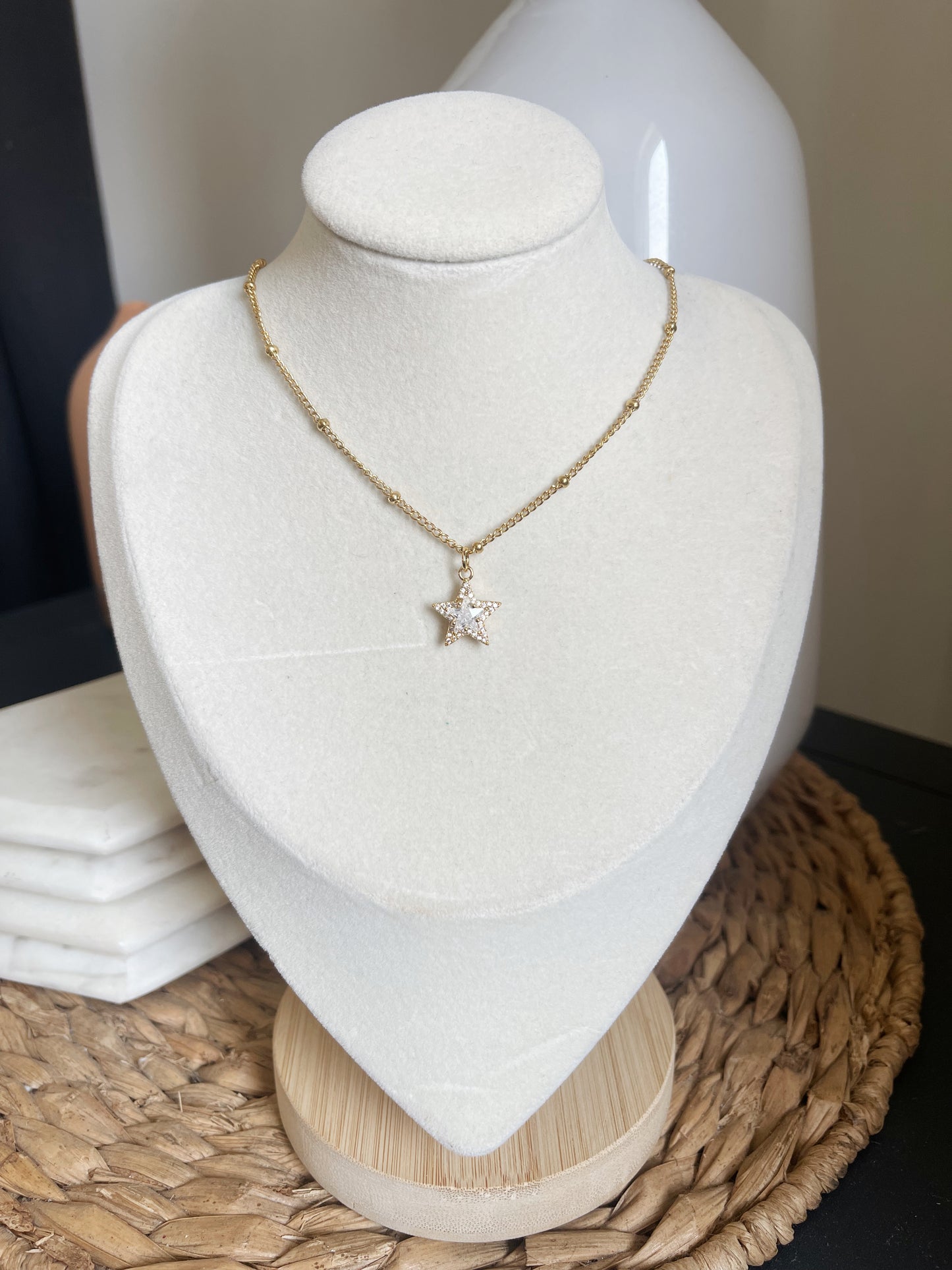 Double Star Necklace