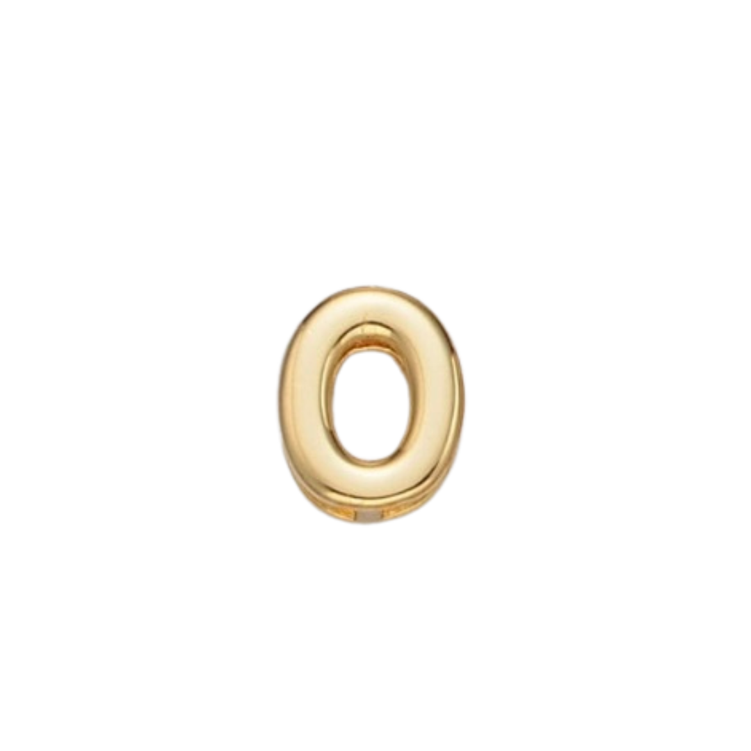 Gold Bubble Letters