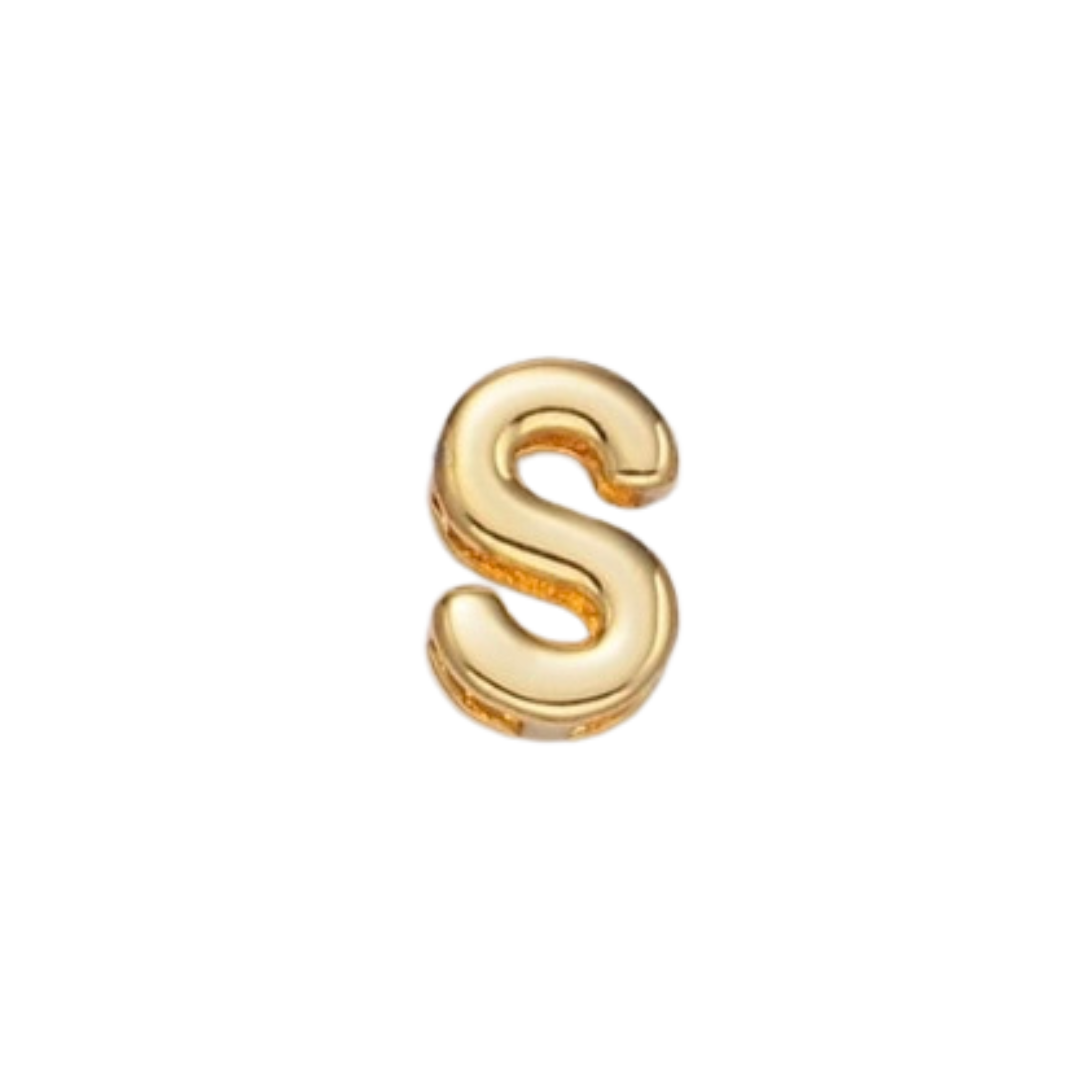 Gold Bubble Letters