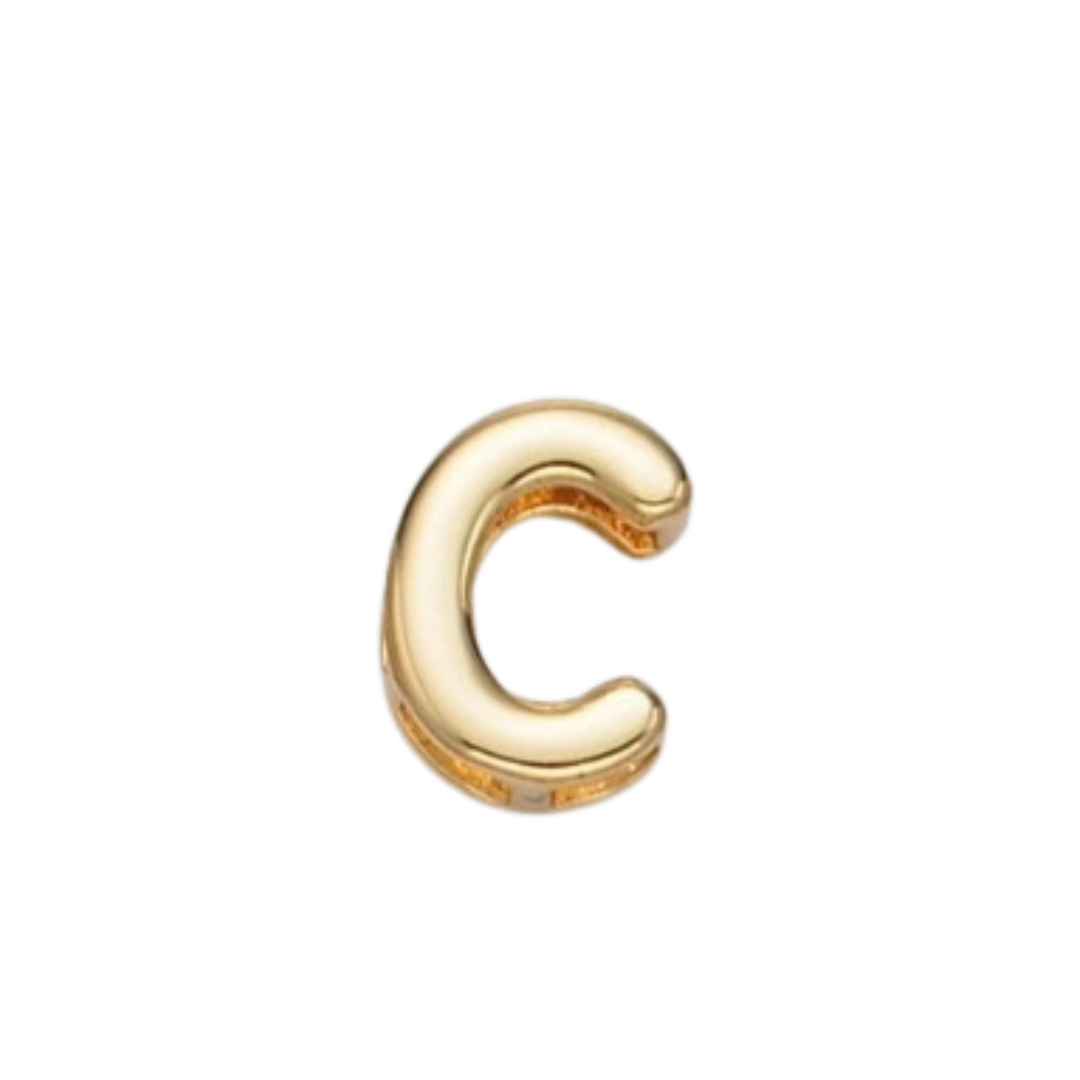 Gold Bubble Letters