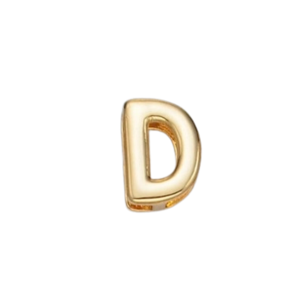 Gold Bubble Letters