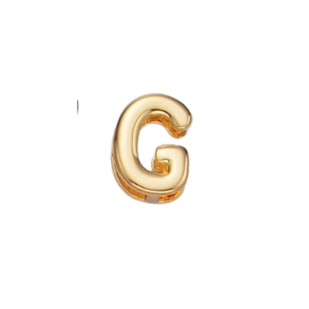 Gold Bubble Letters