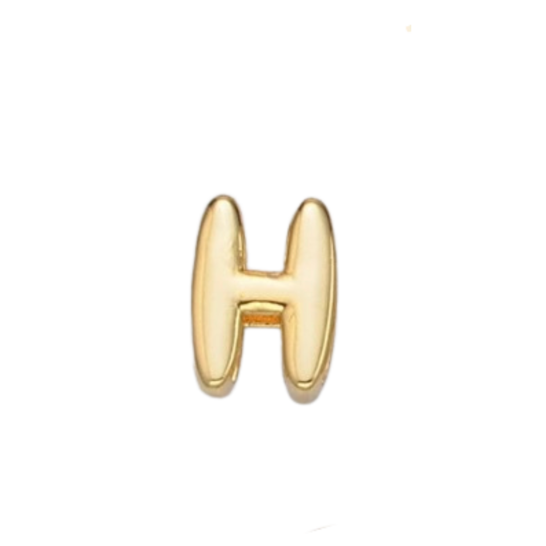 Gold Bubble Letters