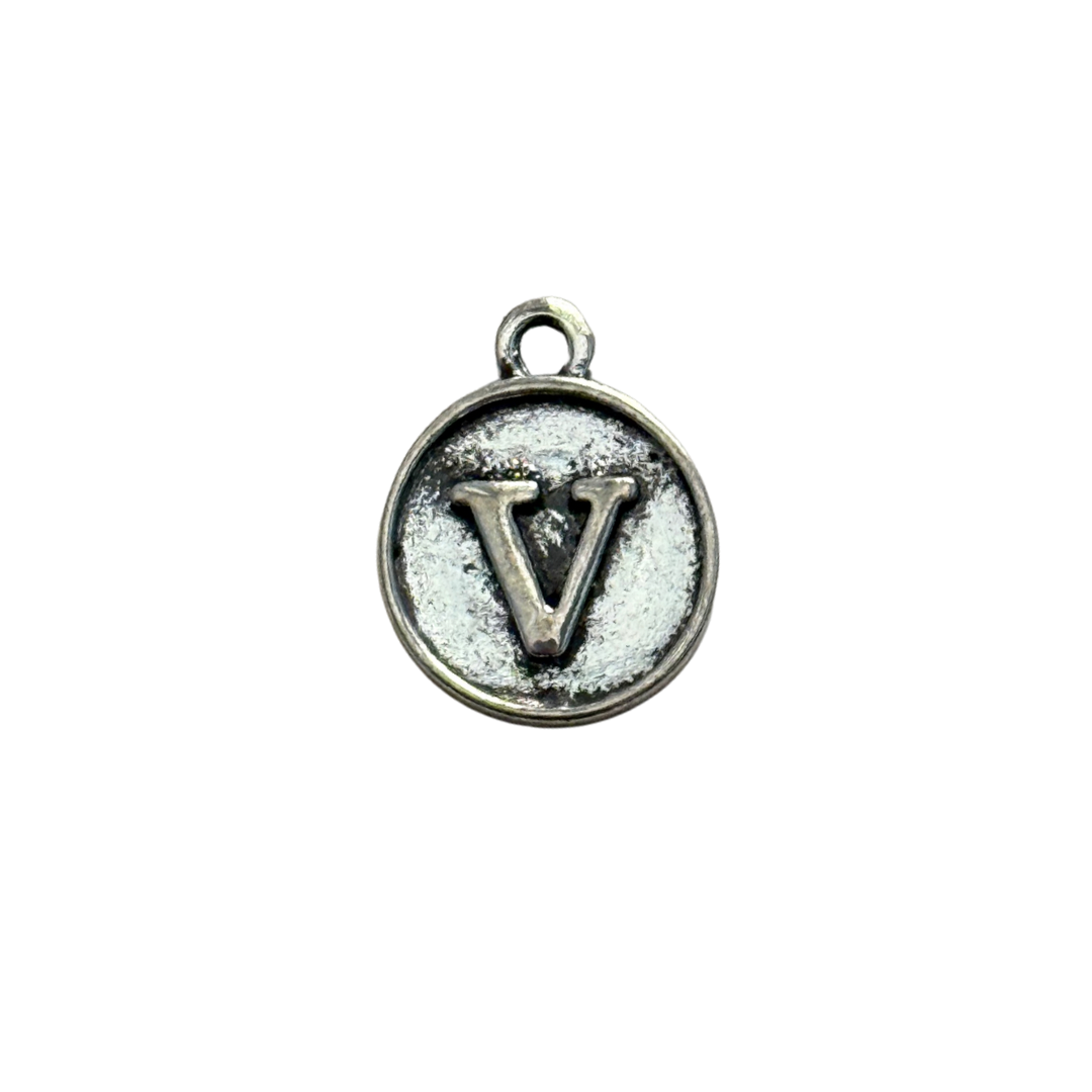 Silver Circle Letter