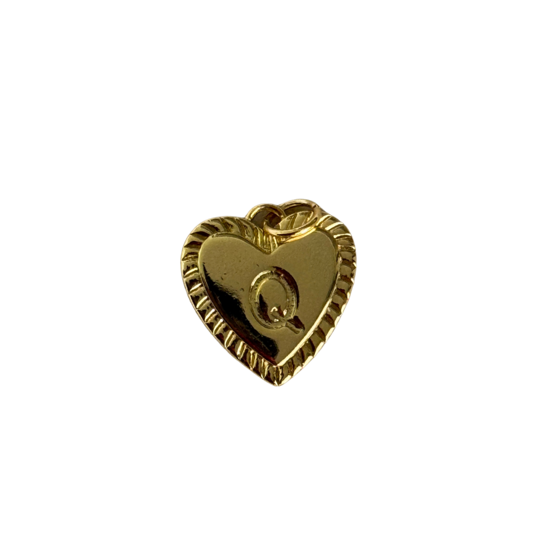 Gold Heart Letter