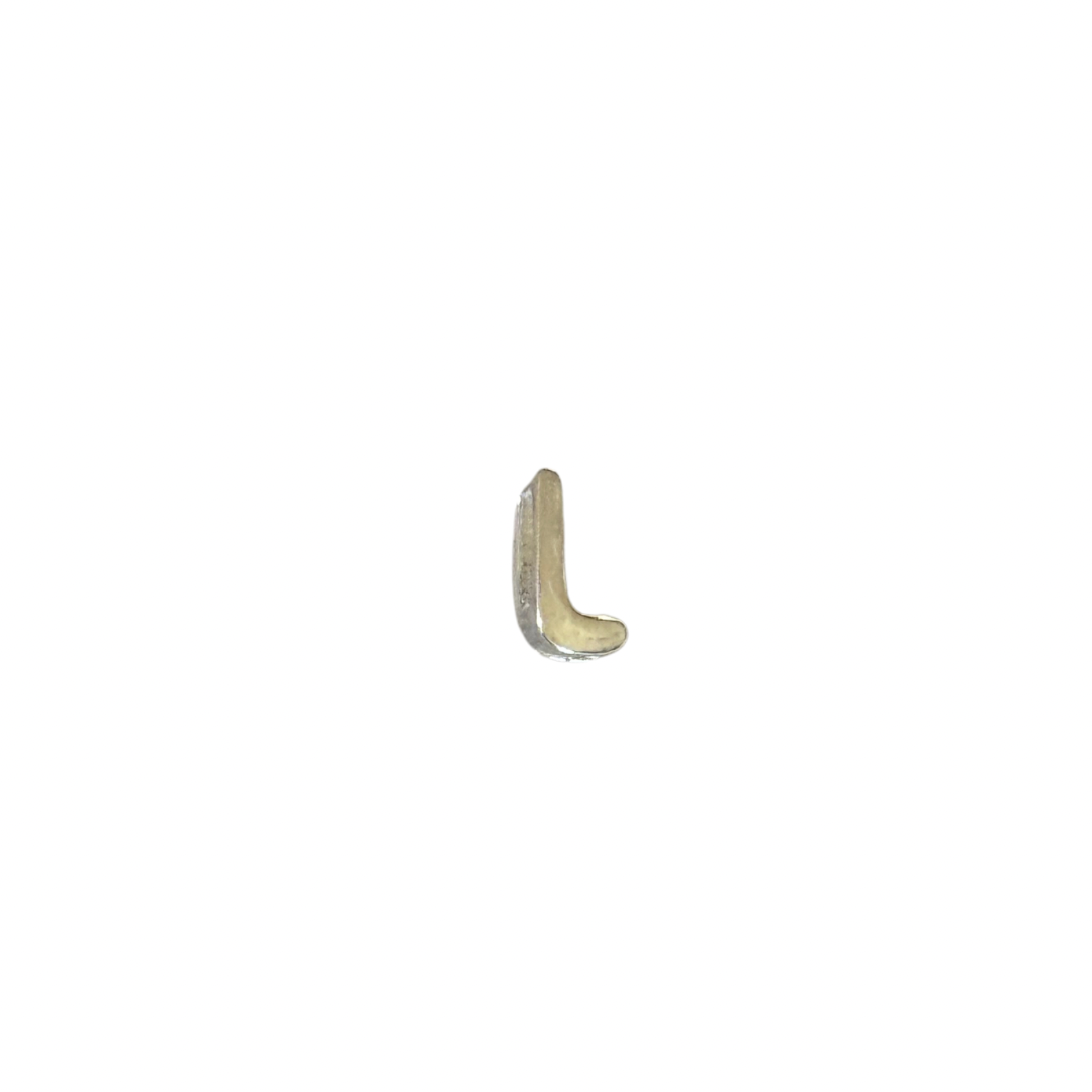 Silver Bubble Letters