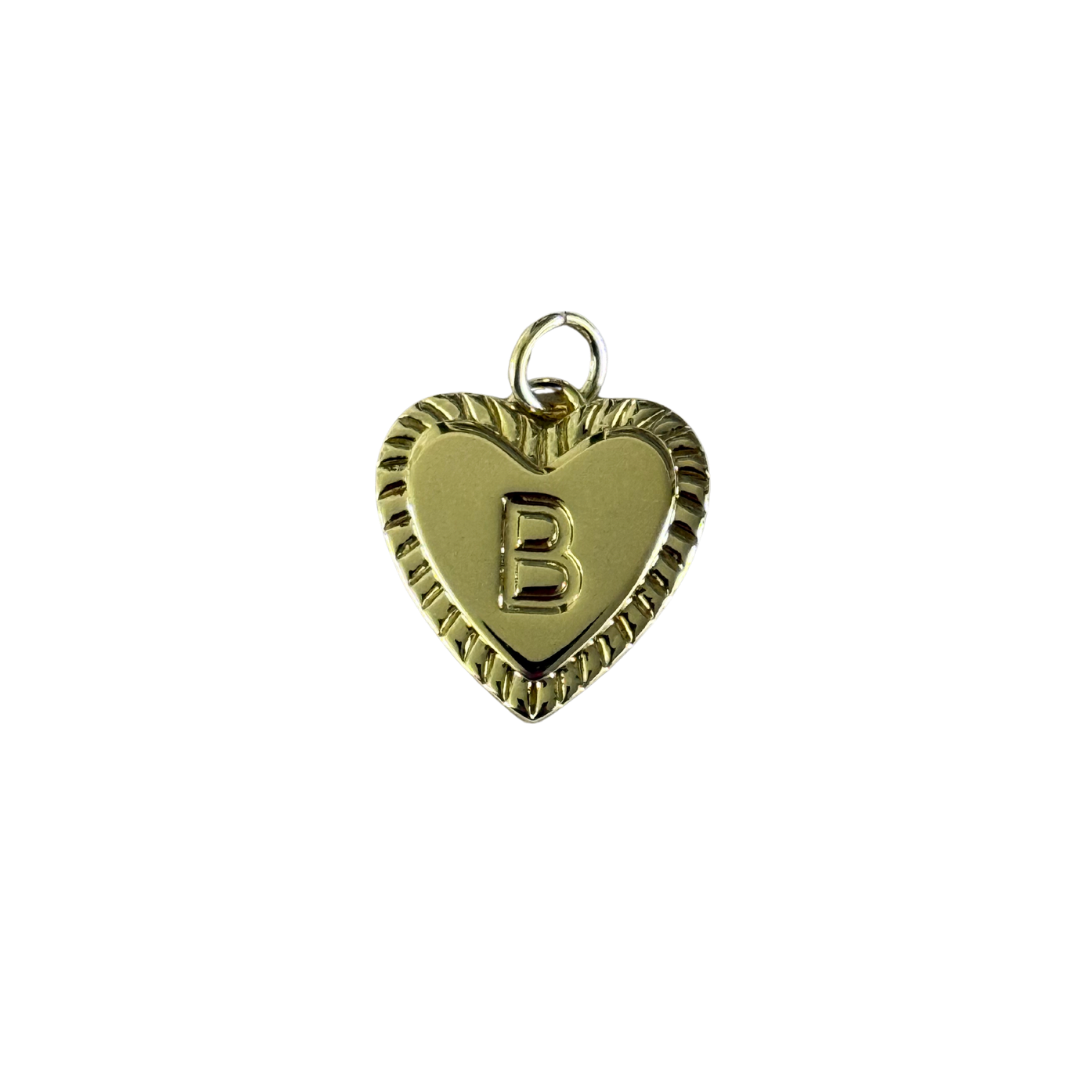 Gold Heart Letter
