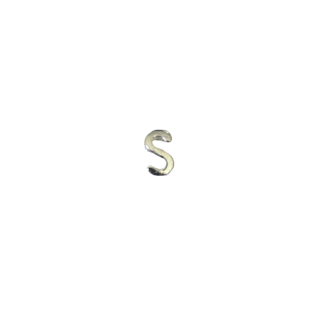 Silver Bubble Letters