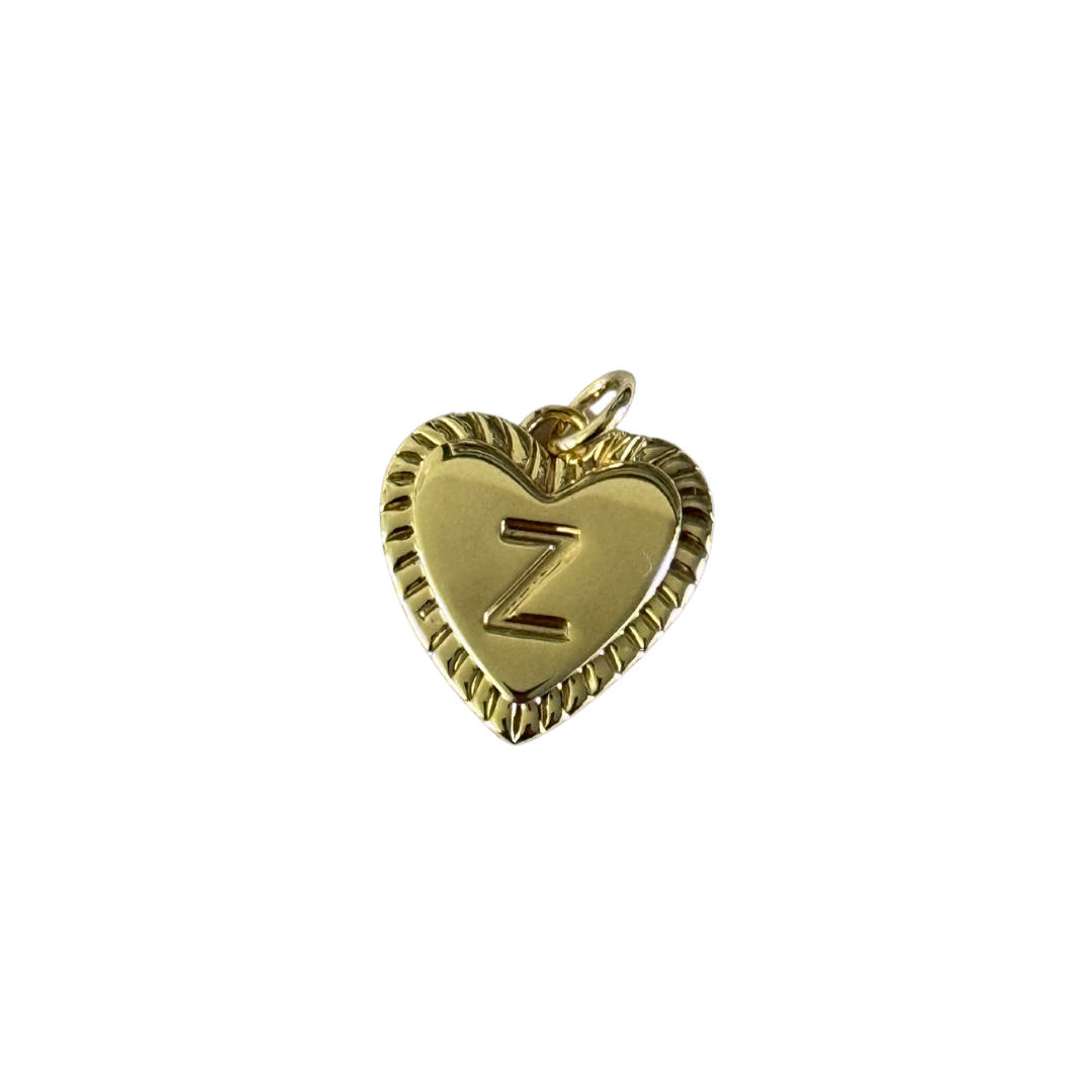 Gold Heart Letter