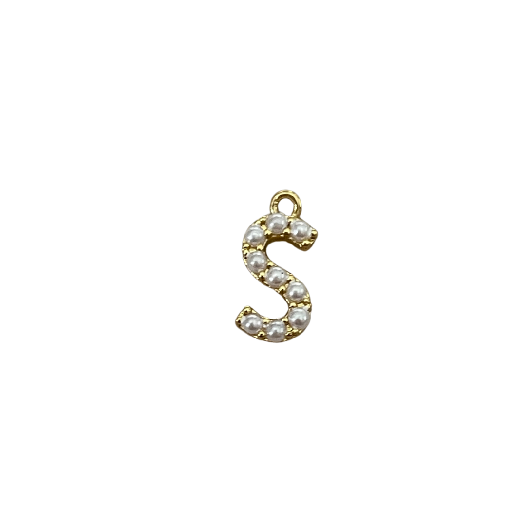 Gold Pearl Letter