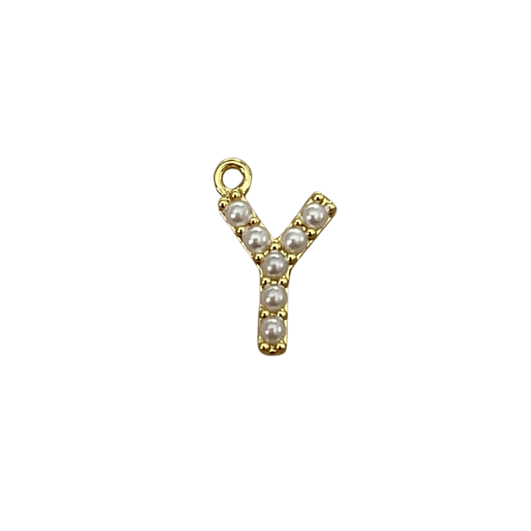 Gold Pearl Letter