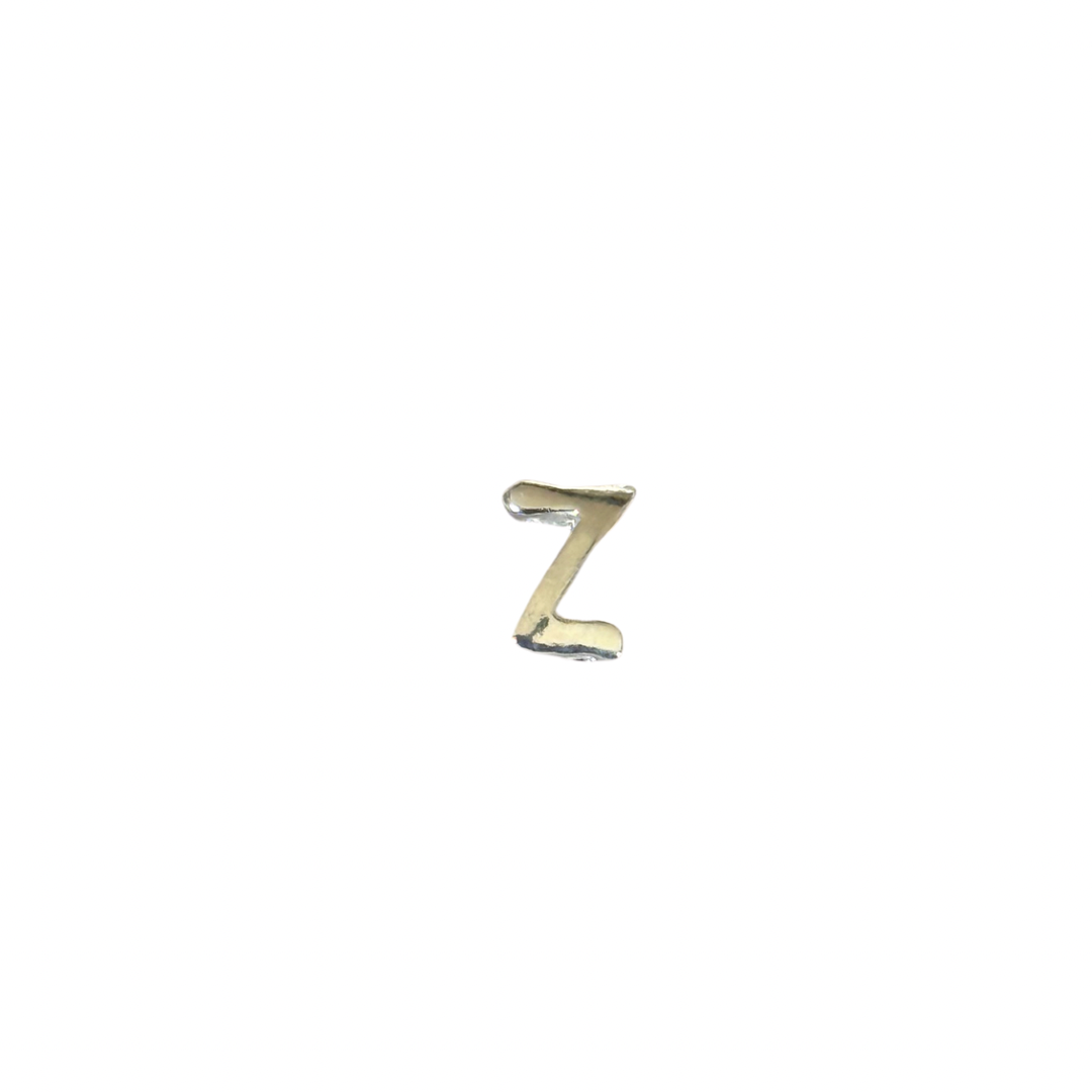 Silver Bubble Letters