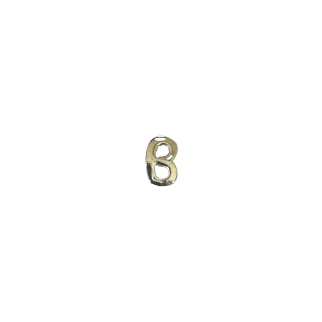 Silver Bubble Letters