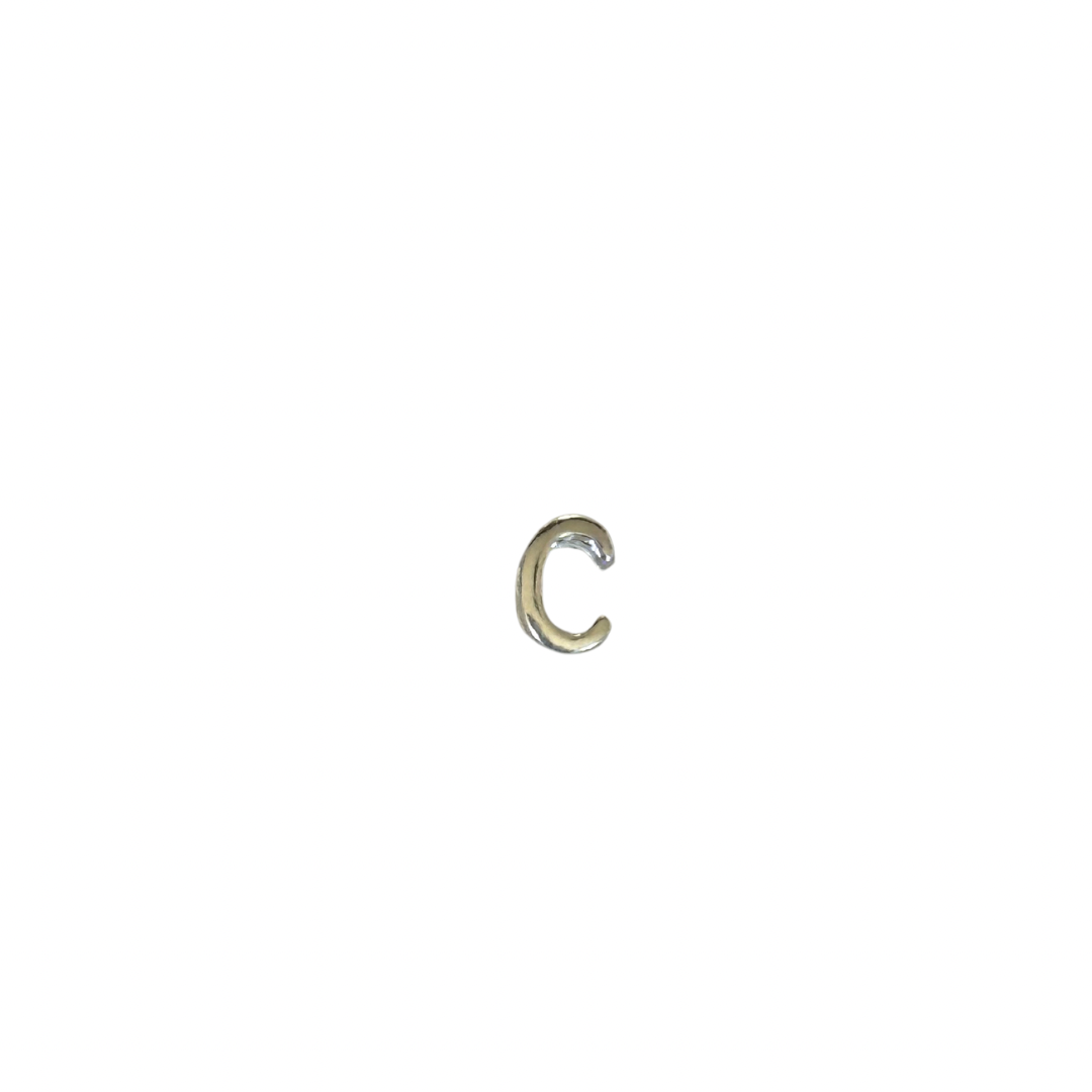 Silver Bubble Letters