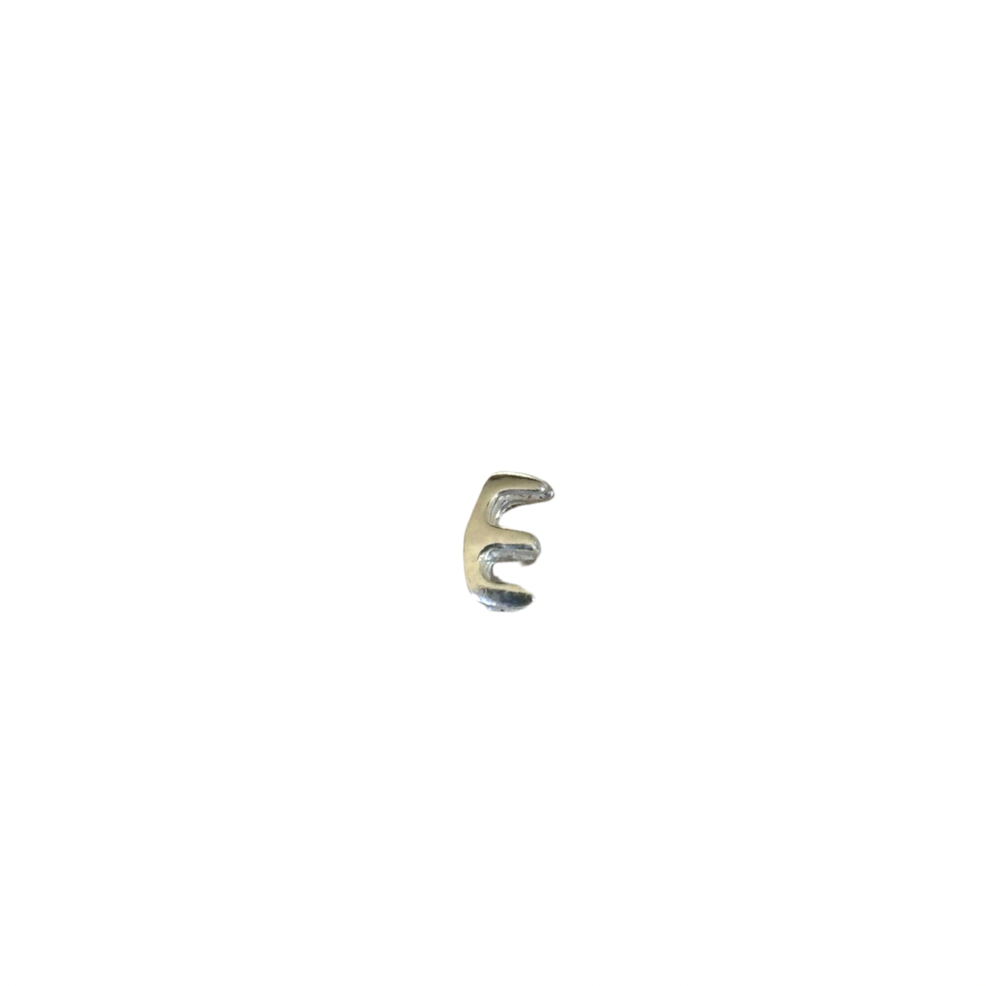 Silver Bubble Letters