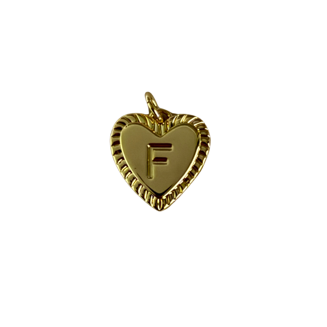 Gold Heart Letter
