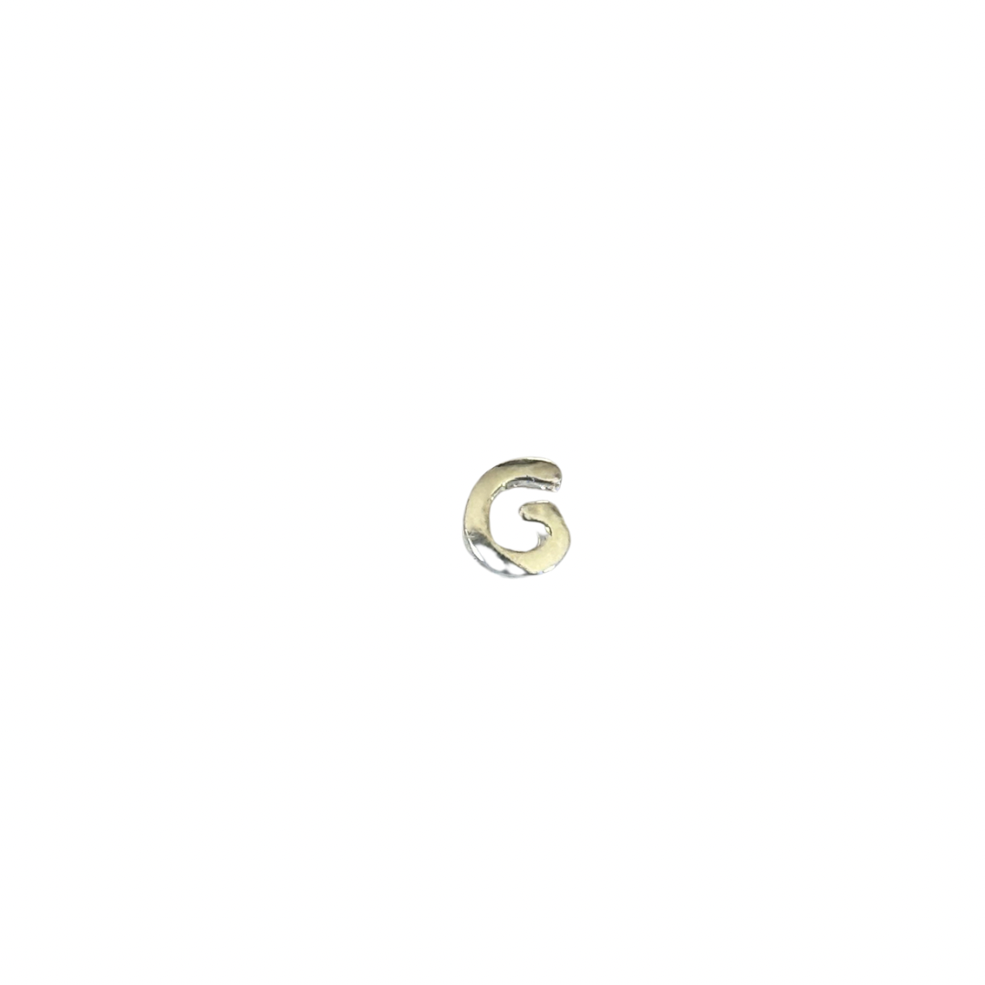 Silver Bubble Letters