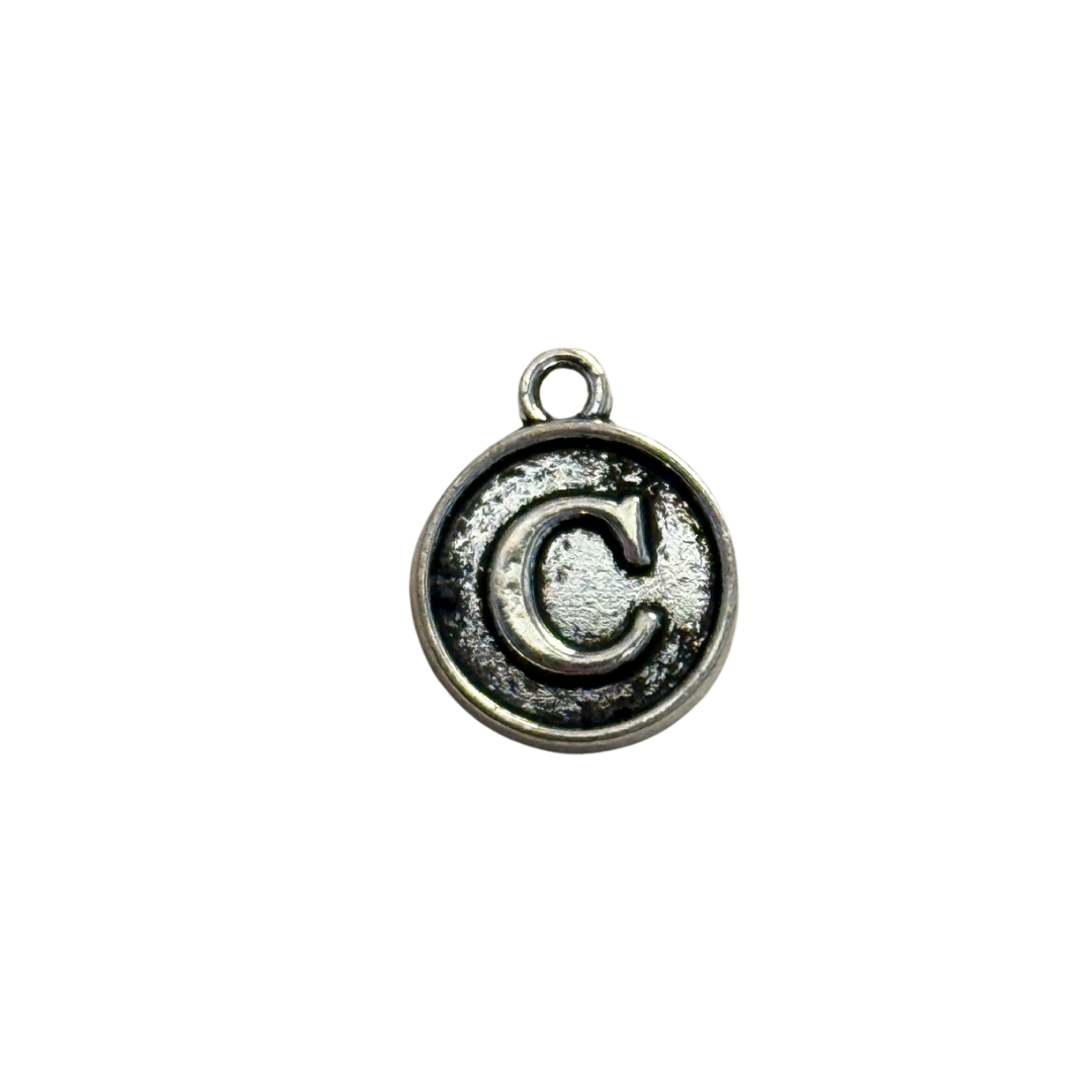 Silver Circle Letter