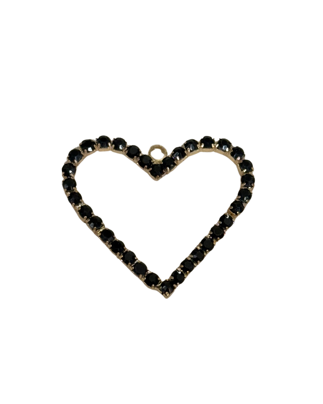 Large Black Diamond Heart
