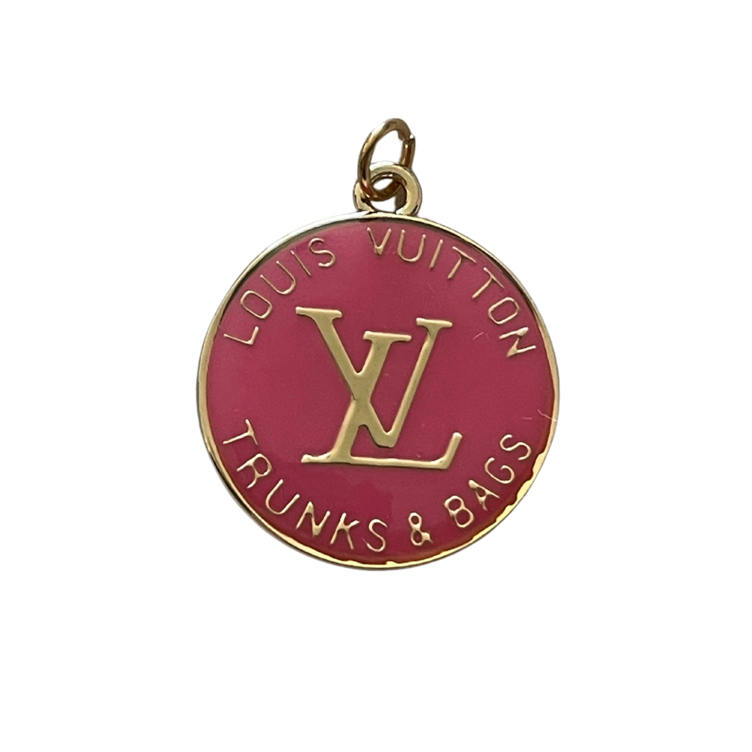 Hot Pink LV Tag