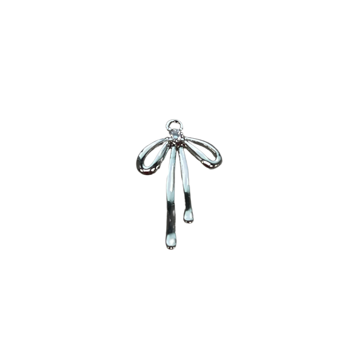 Silver Dainty Bow