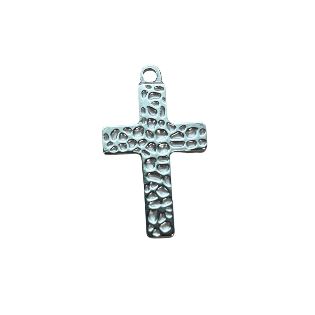 Silver Leopard Cross