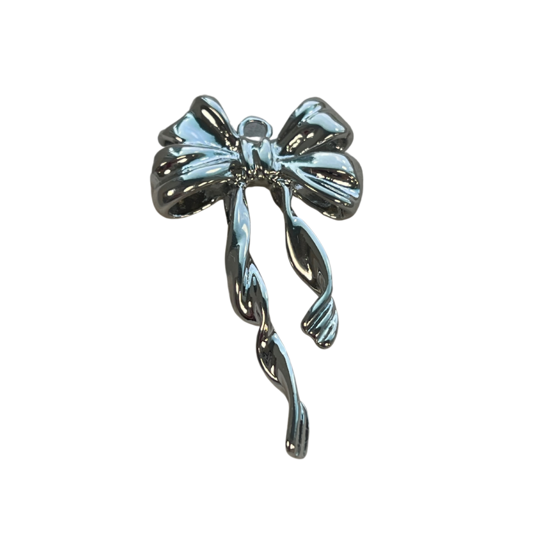 Silver Wrapping Bow