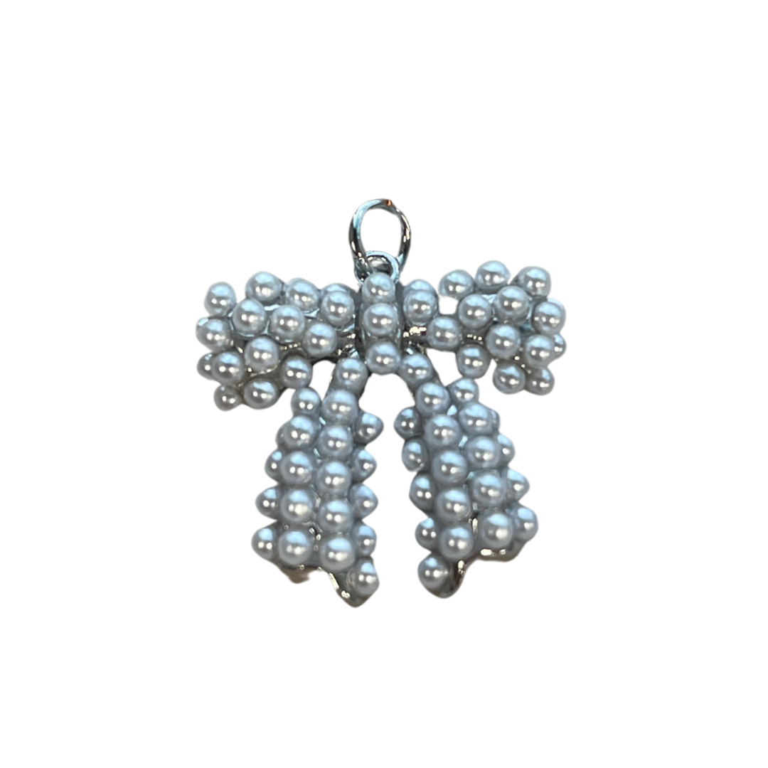 Silver Pearl Bow