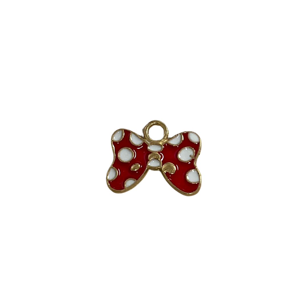 Red and White Bow