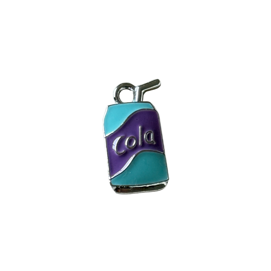Silver Purple cola can