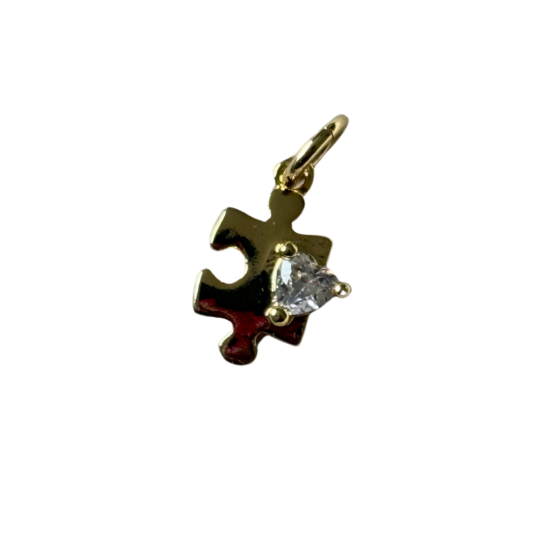 Gold Puzzle Piece