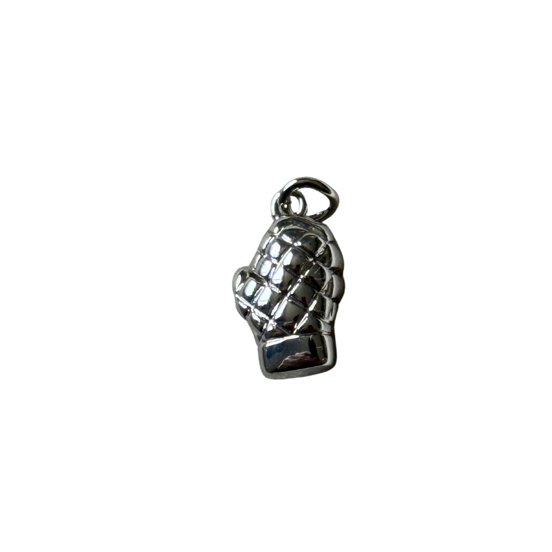 Silver Oven Mitt