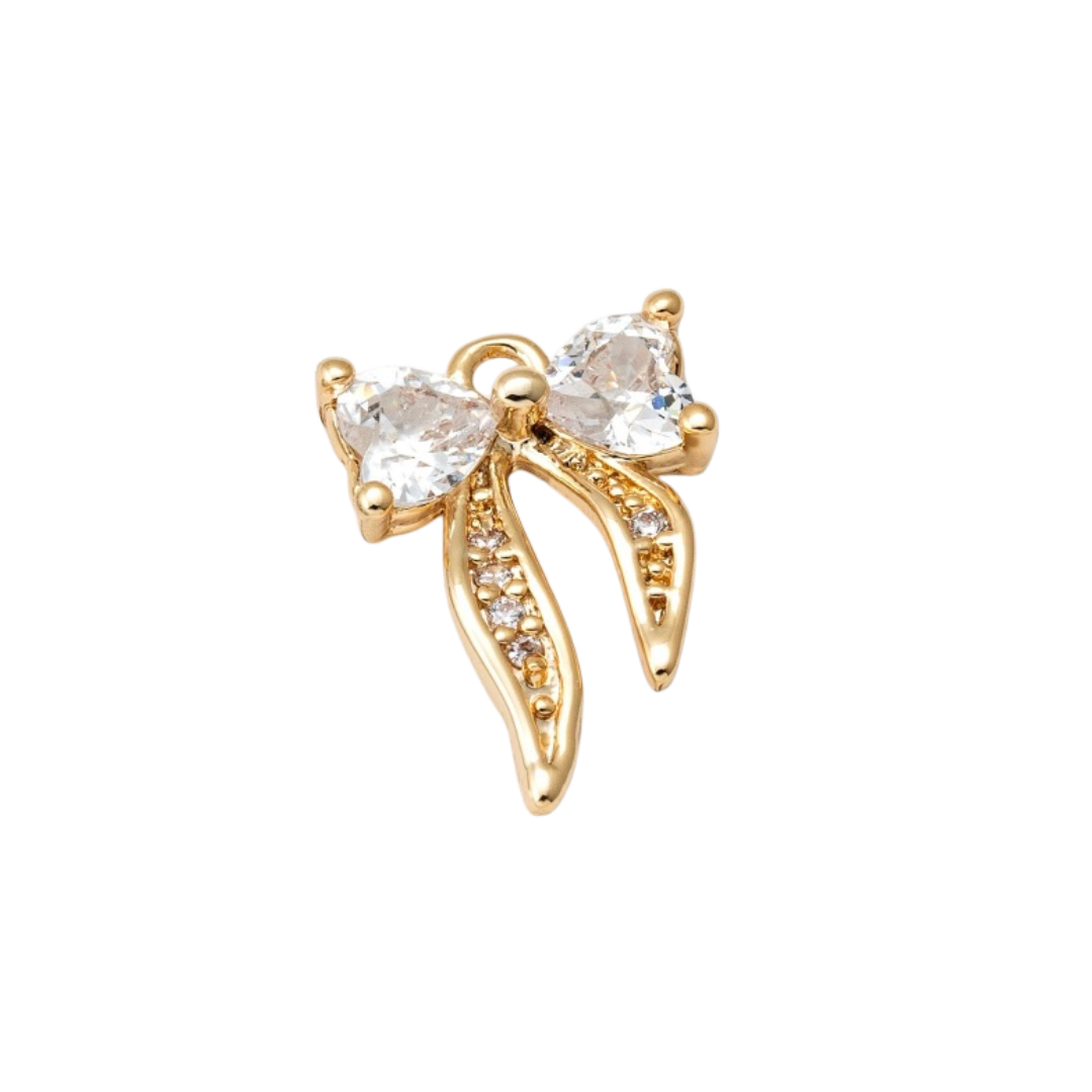 Gold Dangle Bow