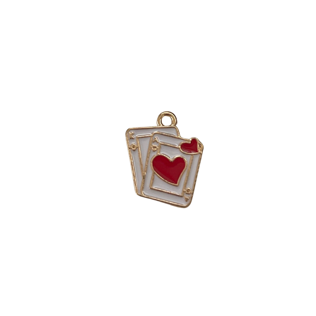 Red Ace Poker Charm