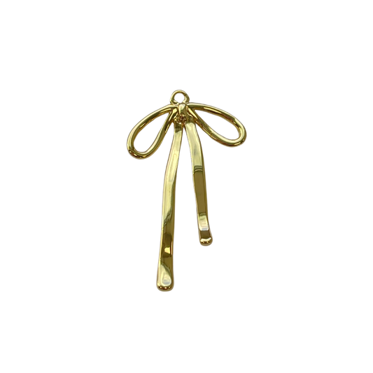 Gold Long Bow Charm