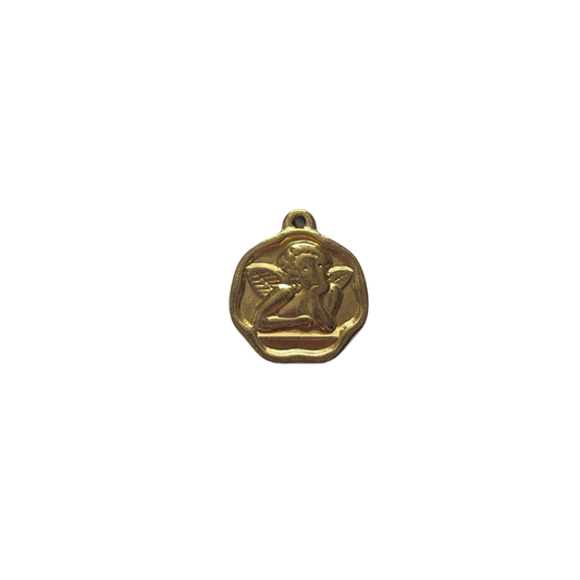 Gold Angel Charm