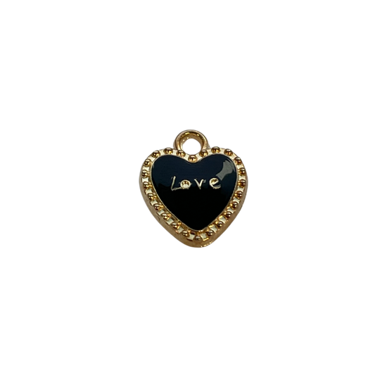 Love Heart Black