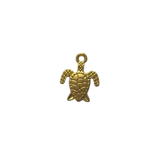 Gold Turtle Charm