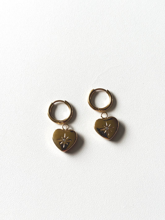 Heart earrings