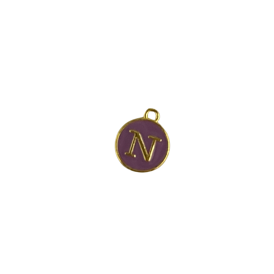 Purple Circle Letter
